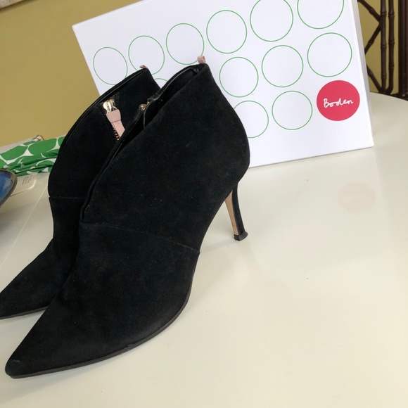 Boden Black Suede Boots - Picture 4 of 14